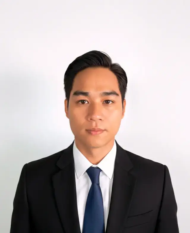 This prompt will change any of your selfie photos into professional passport image. 1. Just open Gemini A 2. Enter this Enhance the portrait to give the person a more youthful, athletic look and refreshed appearance by smoothing skin, brightening eyes, and softening facial lines naturally (without losing identity). Don’t change the eyes and lips and facial widths. Adjust hairstyle to look neat and tidy. Dress the person in a professional business outfit, such as a tailored suit, blazer, or formal shirt. Improve lighting for a polished studio-style effect with a clean background suitable for corporate or professional use. #prompt  #ai  #nanobanana  #geminiai 