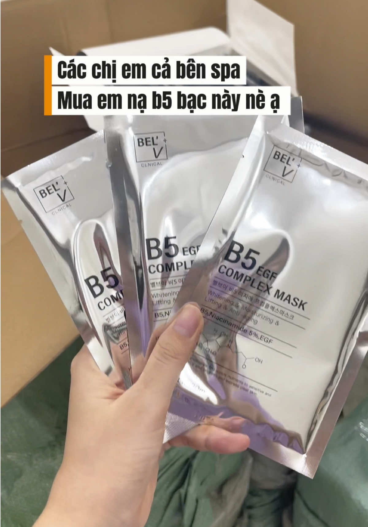 Chị em mua mặt nạ về dùng nè ạ, cấp ẩm, dưỡng ẩm ok ạ #xuhuong #matna #spa 