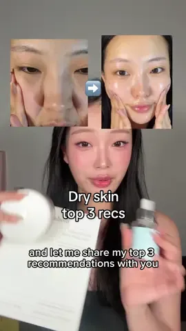 my top 3 skincare product empties as a dry skin girl!! #dryskin #kbeauty #koreanskincare #skincarefav #skincareempty