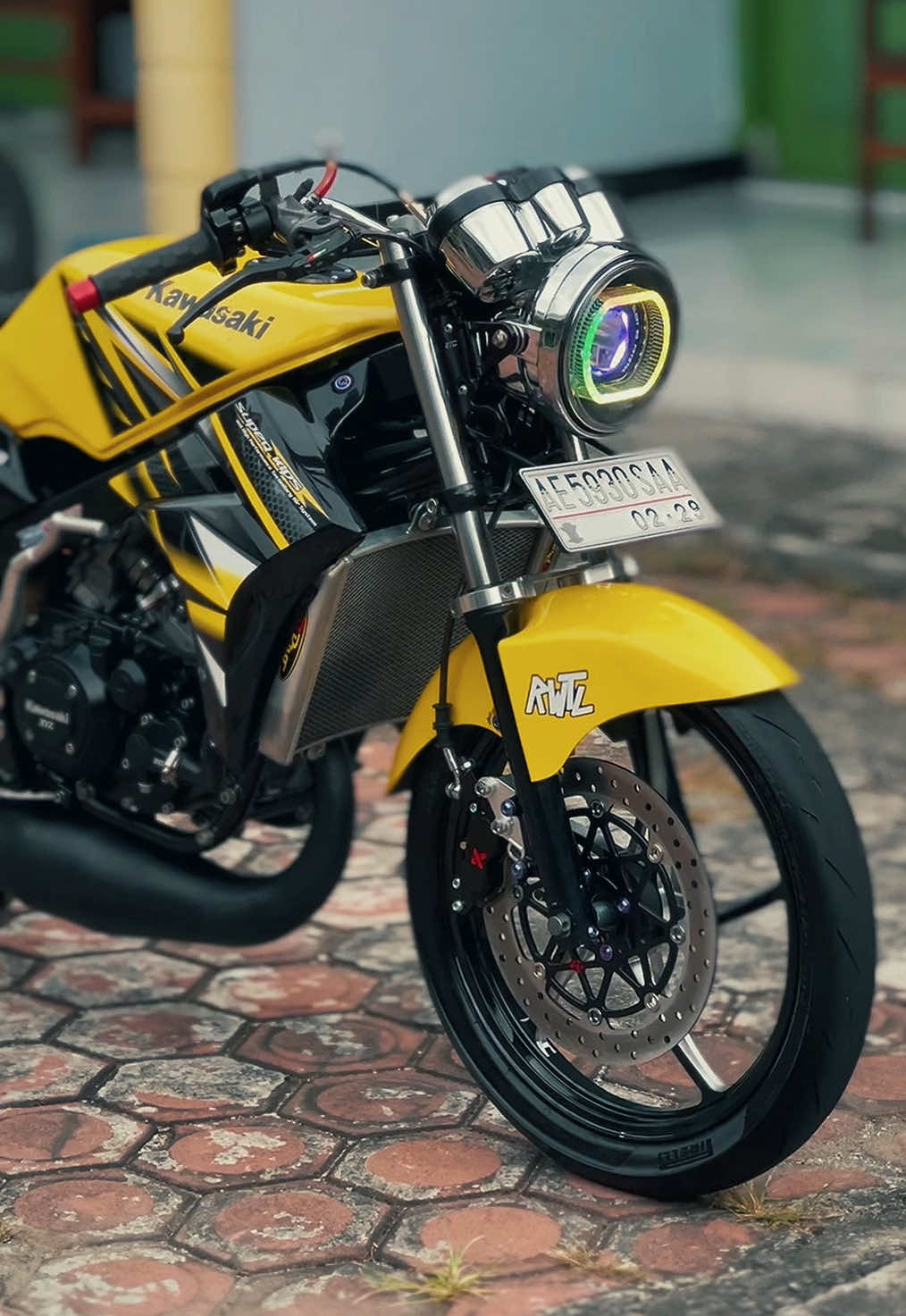 Ninja R 2012 Kuning Warna Asli Orange  Pajak 2026 Plat 2029 Panjang Surat