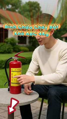 Bình chữa Cháy Bột Khô.Thích Hợp Chữa Các Đám Cháy Rắn, Lỏng , Khí, Điện. Bình 4Kg Hạn Sử Dụng 5 Năm#binhchuachay #binhchuachay4kg #binhchuachaybot4kg #xuhuong #trending 