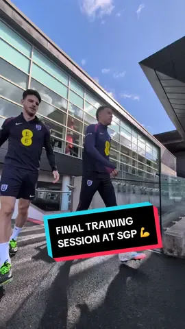 Full focus on Serbia 🇷🇸 🔜 #england #threelions 