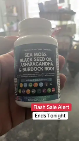 Sea Moss Black seed oil Ashwaganda Burdock Root Daily supplements #healthiswealth #SeaMoss #tiktokshopcreatorpicks #buynow #tiktokshop 