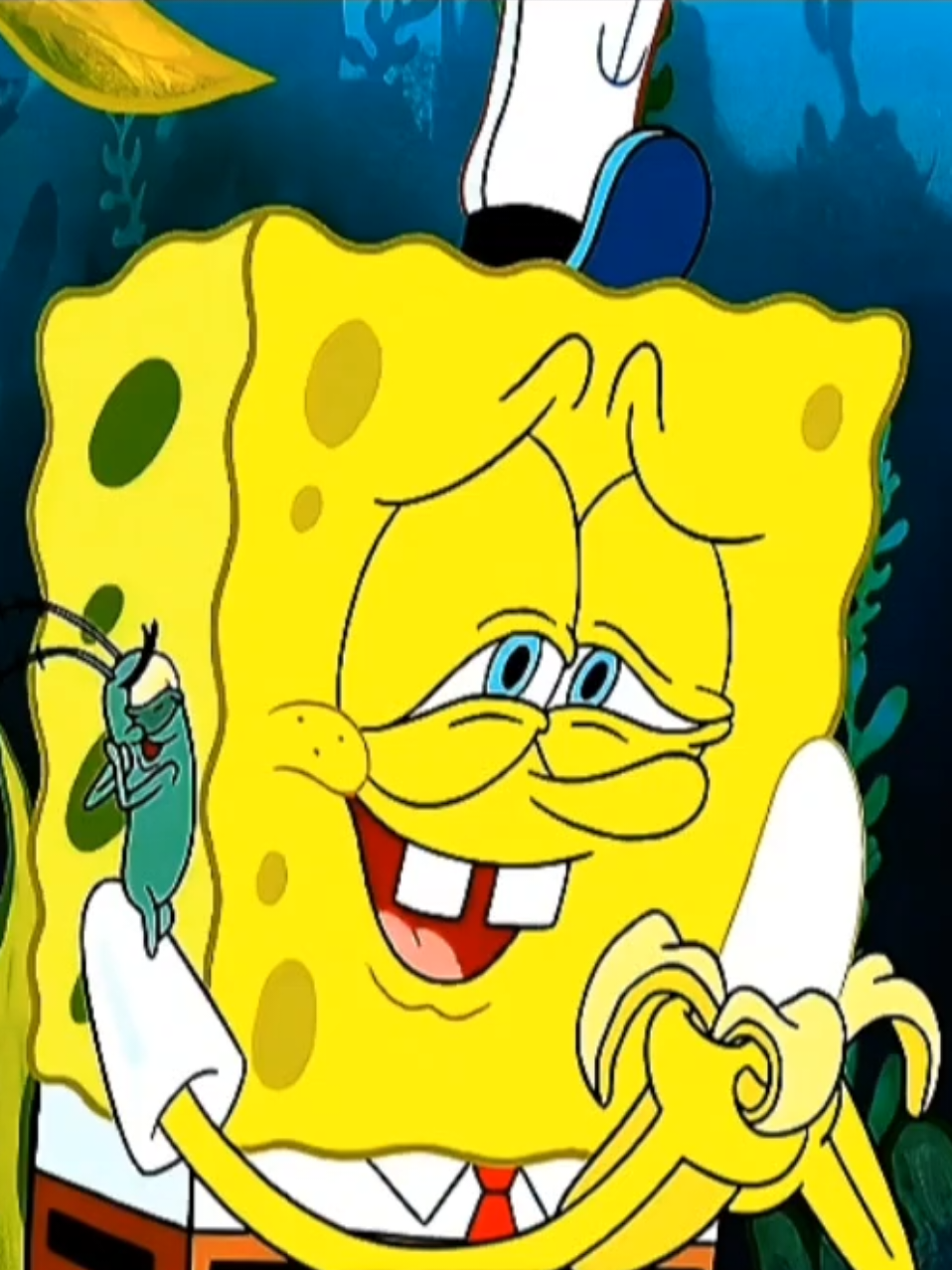 Bob esponja Plankton e o monstro bizarro!#cartoons #criança #desenho 