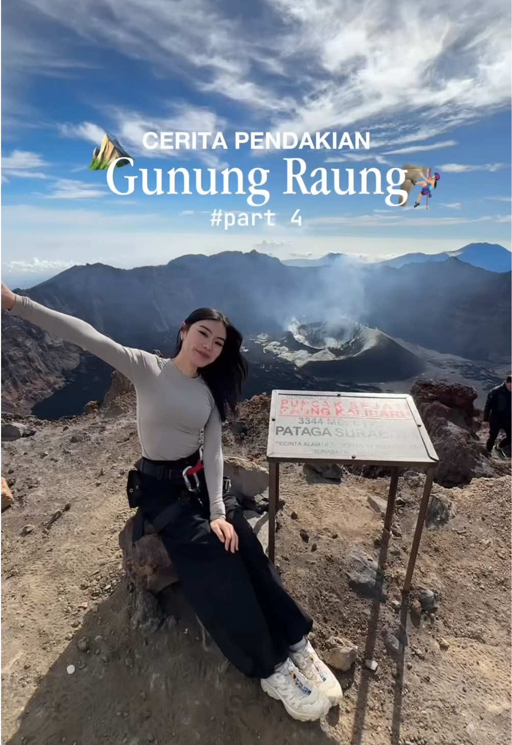 Replying to @acys Cerita pendakian ke Gunung Raung part terakhirrr✨ tonton buat liat keseruan jalur menuju puncaknya ya!! #Hiking #pendaki #fakesituation #fakesituation⚠️ 