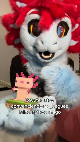 Juguemos??🥹🥹 #Minecraft #furry #axolotl #minecraftaxolotl #furryfandom 