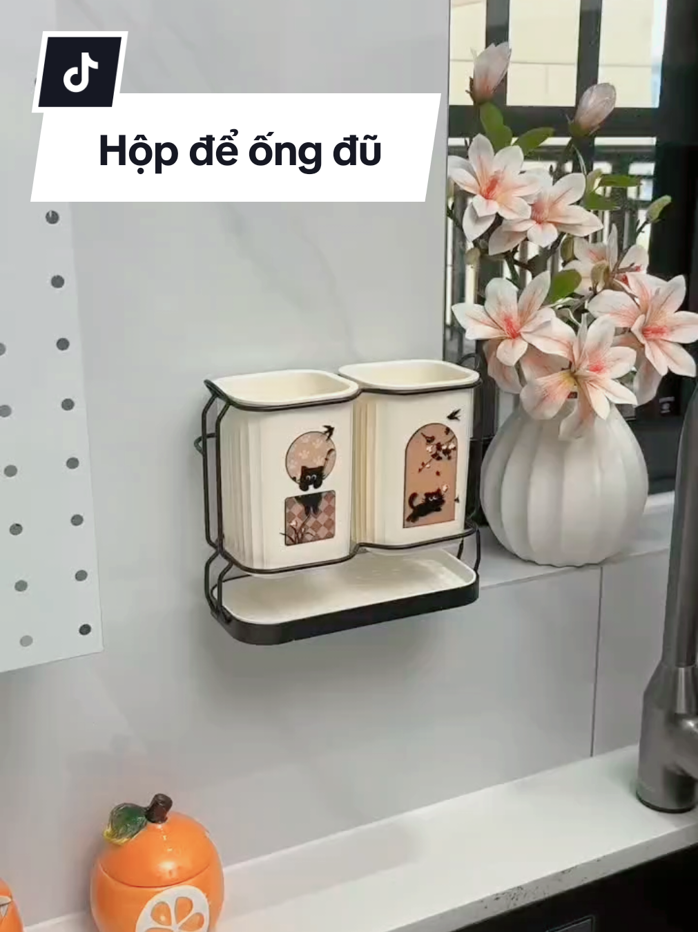 Hộp để ống đũa#hopdeongdua #nhabep #dobep #xuhuong 