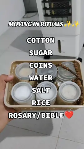 Moving In Rituals ❤️ May everyone find happiness in home✨ #movingin #setofjar #lipatbahaymusthave #prayersneeded 