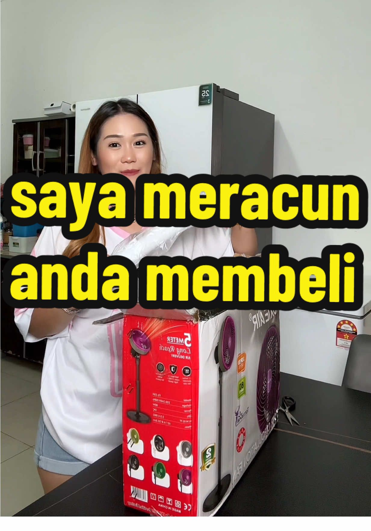 Ang meda gml mit tp angin ia perghhh tekebu pengingat lama🤣🤣 #fypp #kipasmurah #racuntiktok 