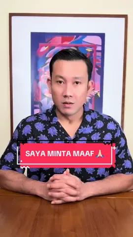 Saya minta maaf 🙏🏻 #FlimtyFiber #Flimty