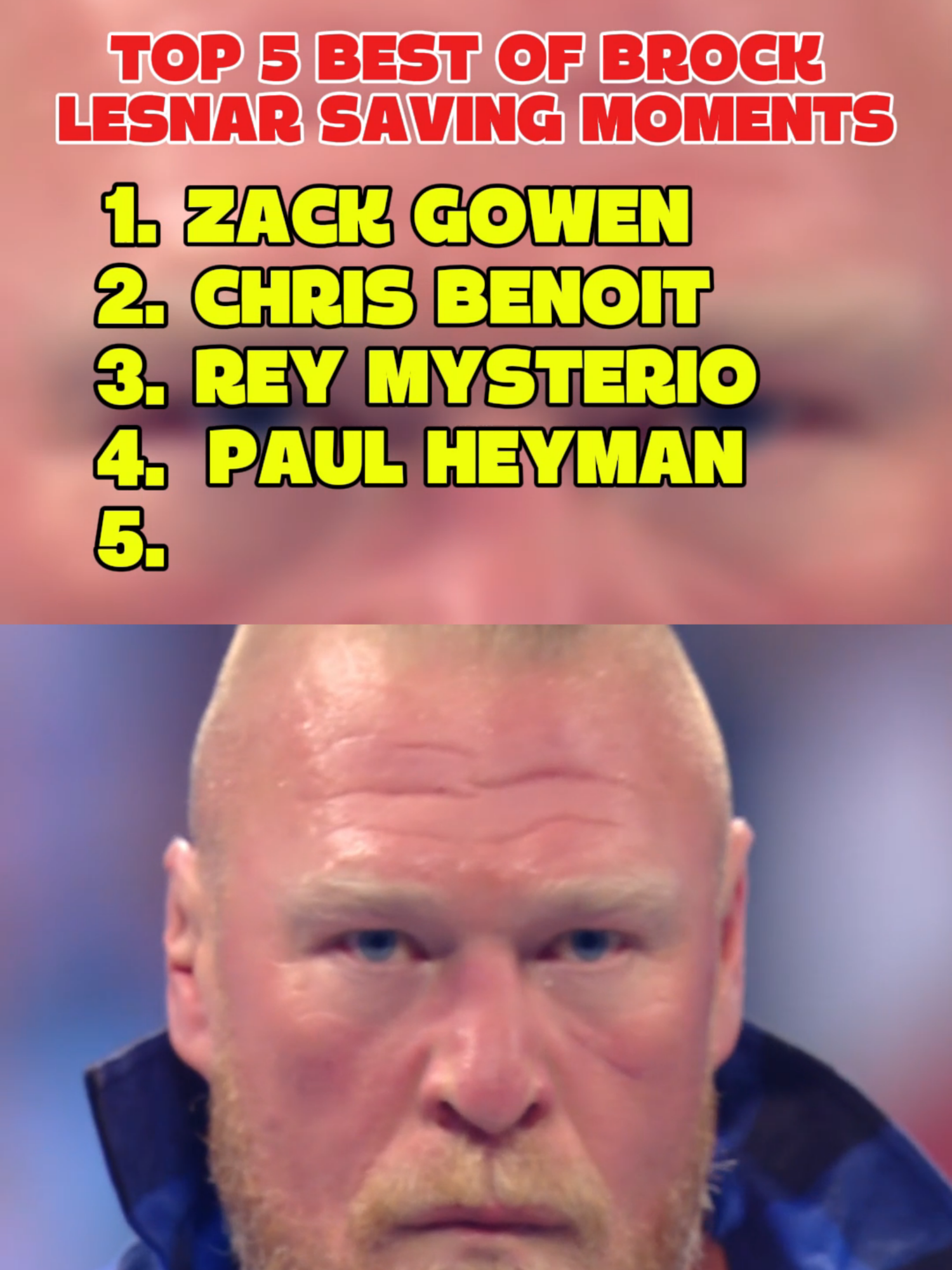 Top 5 Best of Brock Lesnar Saving Moments #WWE #wweraw #wwefan #wwetiktok #wwesmackdown #wwefans #wwechallenge #fyp #fypシ #foryoupage #brocklesnar #randyorton #codyrhodes #romanreigns #johncena #WrestleMania #sethrollins #wweuniverse #cmpunk #therock