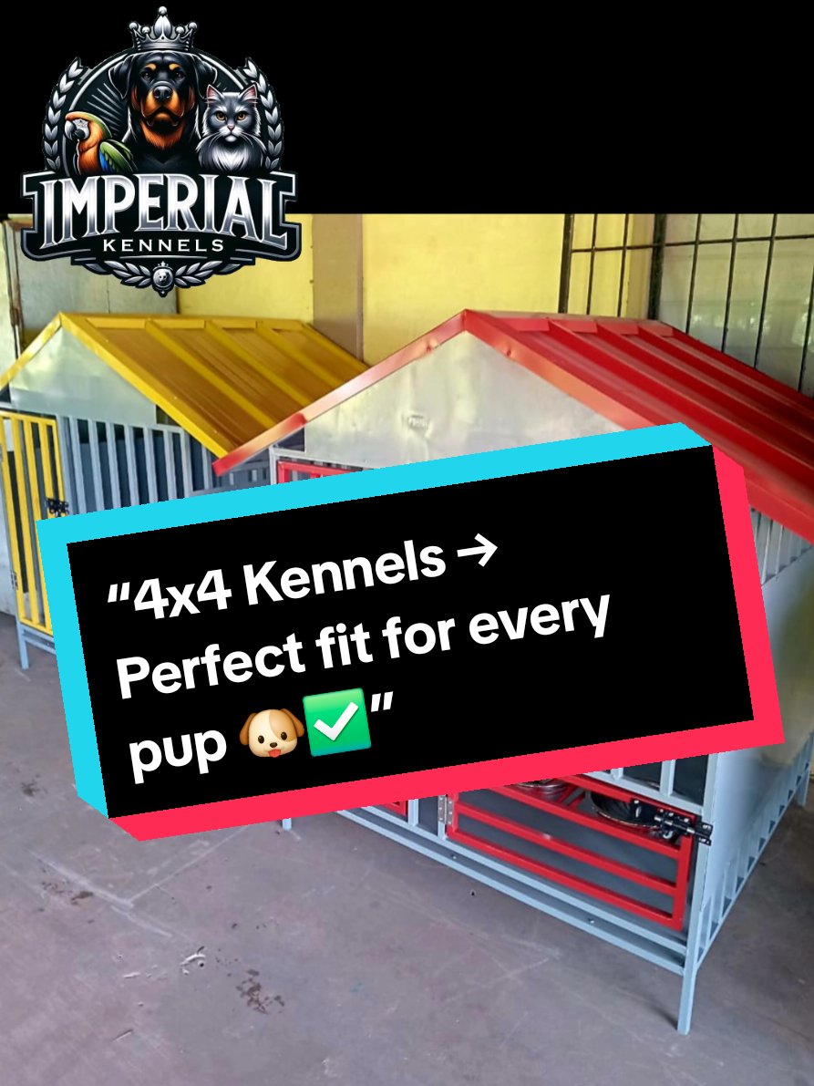 “Not your ordinary 4x4 kennel 👀🐶 Premium build. Free delivery. Happy dogs!” #trini_tiktoks #dogsoftiktok #PetsOfTikTok #dog #doghouse 