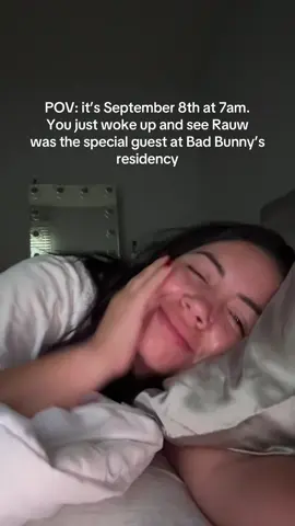 I’ll be crashing out for the next 3-4 business days goodbye I’m canceling all my plans.  #badbunny #badbunnyresidency #rauwalejandro 