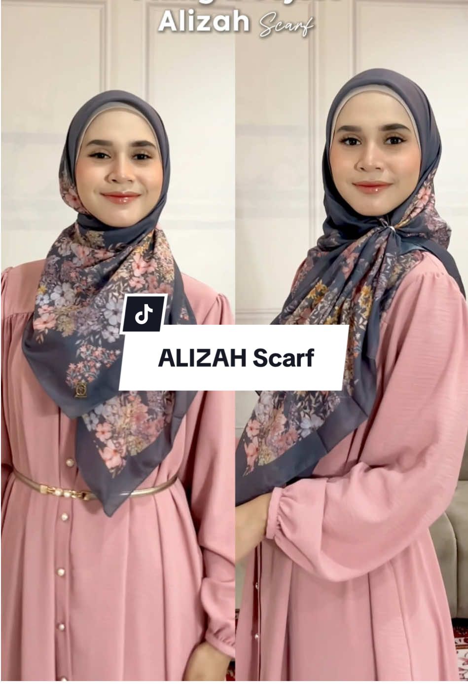 Elegan dalam 1 menit tutorial hijab dari Minzo🤗  #zoya #zoyalovers #zoyafashionhijab #brandfestival #rekomendasihijab #hijabmotif #patternscarf #kerudungmotif #unboxing #outfit #tutorialhijab #grwm #pov
