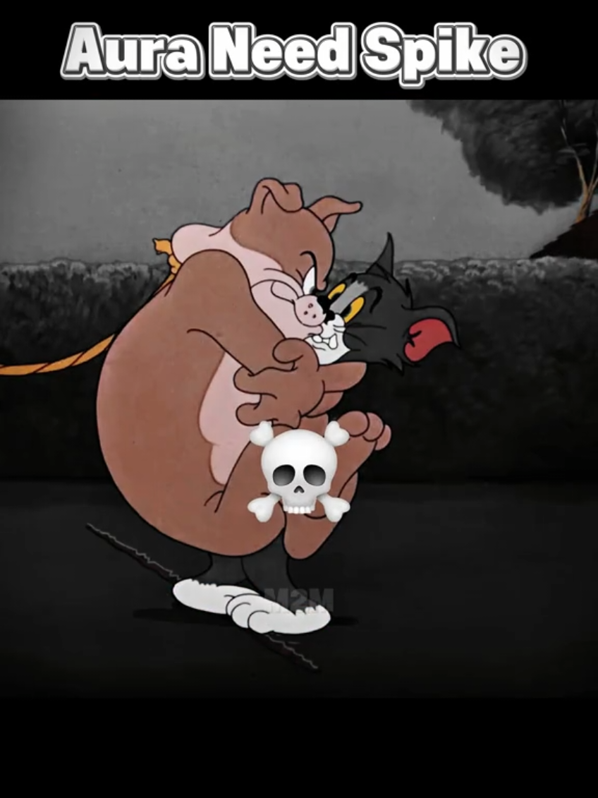 Aura Need Spike Spike Don't Need Aura #edit #tomandjerry #aurafarming #aura