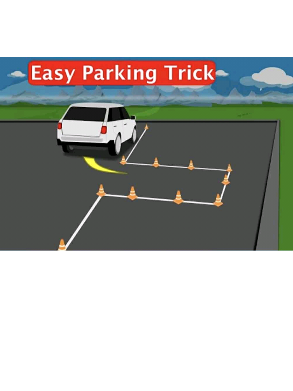 Learn easy parking trick. #car #parking #trick #learn #easy 