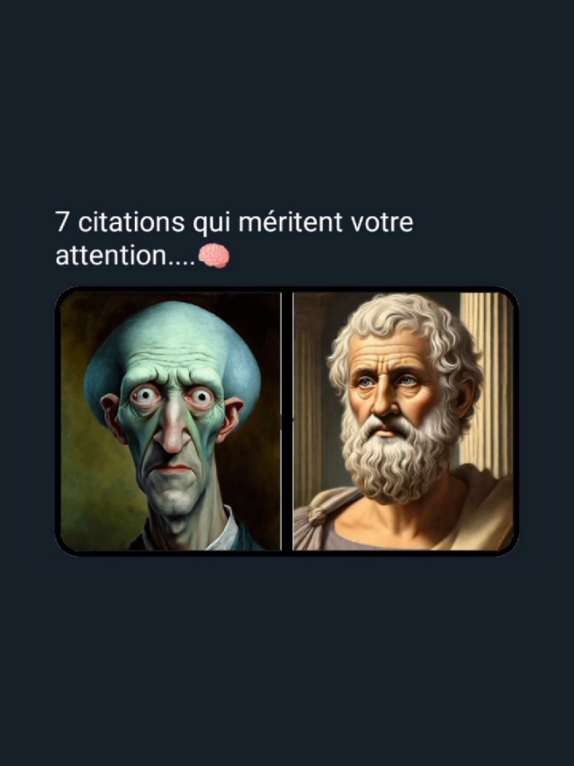 7 citations qui mérite votre attention...🧠 #Citations #Philosophie #vie #Motivation #Sagesse   