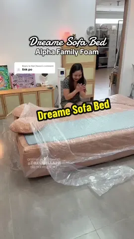 Replying to @Nail Haven Alpha Family Foam Sofa Bed✨di ko expected na ganito pala to kagandaaa😍 #sofabed #dreamesofabed #sofa #dreame #dreamesofa  @DreameOfficialstore 