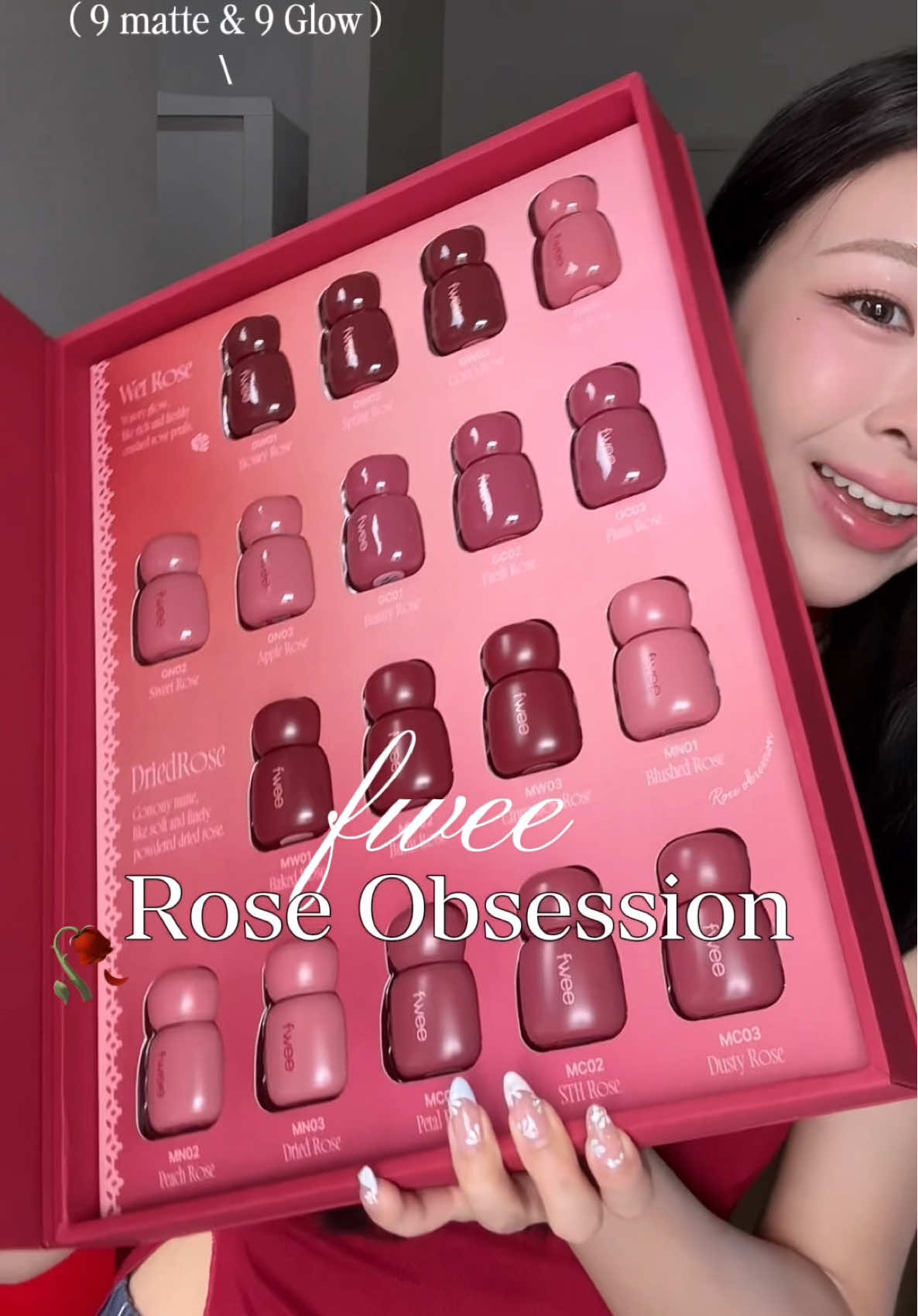รีวิว fwee Stay-fit Lip Tint โทนกุหลาบ Rose Obsession! 🥀 สีที่มีขายแค่ที่ SEA ไม่มีที่เกาหลี แล้วสีสวยมากอะ สาวไทยถูกใจสิ่งนี้แน่นอน😭💞💞 พิกัด แอพ🍊 #fwee #fweethailand #fweeทินต์กุหลาบ #RoseObsession 