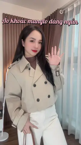 Áo khoác dáng ngắn tôn dáng nè