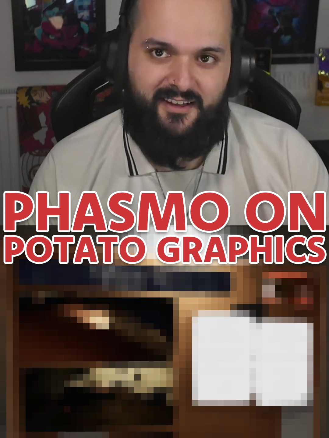 PHASMOPHOBIA ON POTATO GRAPHICS #GhostHunting #phasmophobia