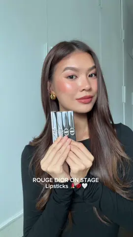 obsessedddd with the texture of these @Diorbeauty rouge dior on stage lipsticks 😭❤️💄 #diorbeauty #diorbeautylovers #rougedioronstage #lipsticks #lipswatch 
