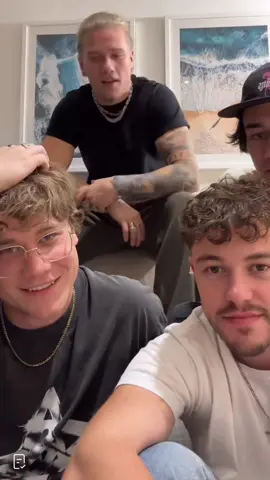Introducing Daddy Mason’s long tongue 😂😂 – could lick Vegemite off ya toast from the next suburb! #fyp #midnighters #midnighttilmorning #xyzabc @midnighttilmorning @masonwattsmusic @Zach Newbould @Conor Smith @Shane Appell 