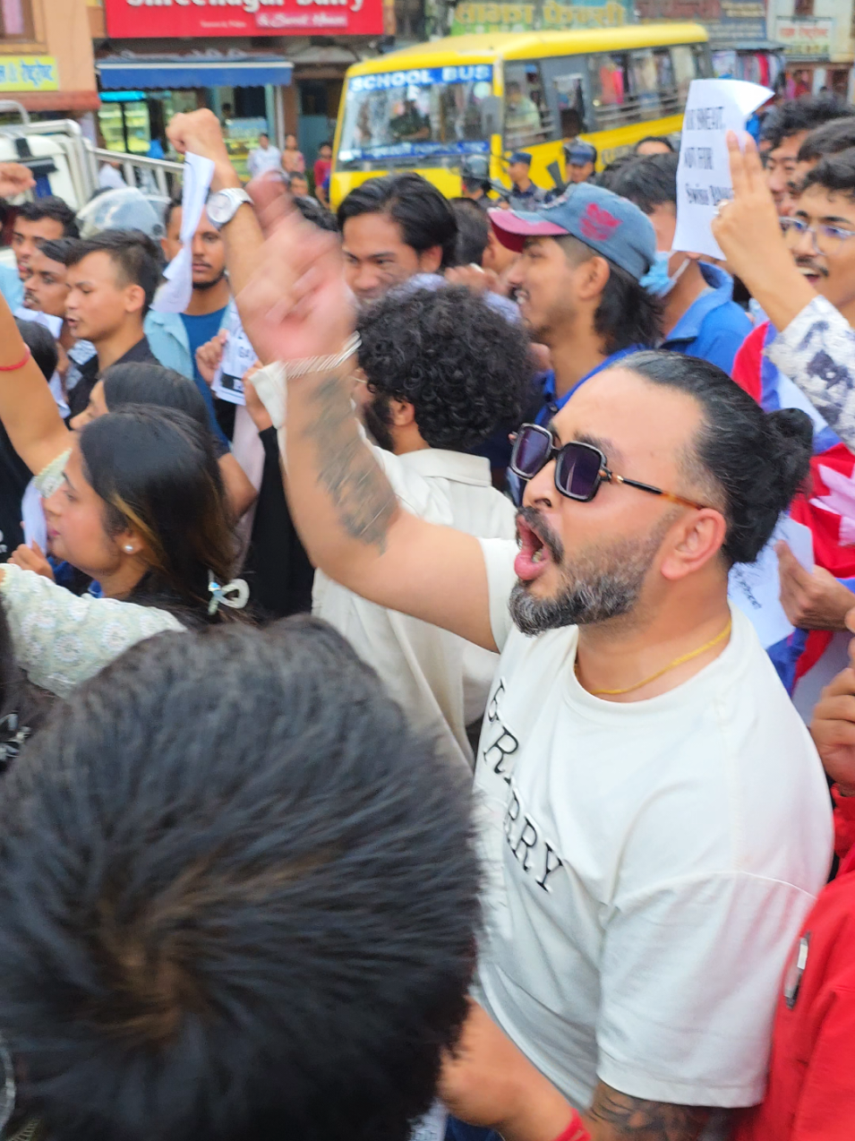 Palpa Gen Z protest Against Corruption  Rip Beautiful Soul 🥺 #genz #foryou #tiktok #fypシ゚ #foryoupage❤️❤️ 
