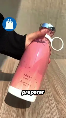 Prepare seu suco em qualquer lugar com essa garrafa elétrica! #garrafa #eletrica #vitamina #suco #tiktokshop 