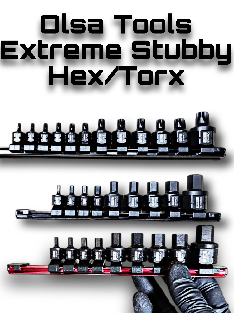 Olsa Tools Stubby Impact Torx and Hex Sockets! Total Game Changer for Mechanics! @Olsa Tools #tools #mechanic #toolreview 
