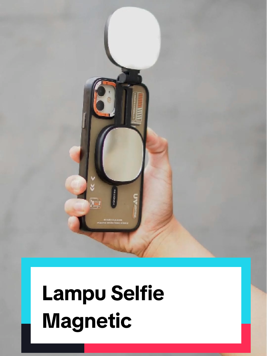 Ngonten di tempat gelap atau pakai kamera belakang anti ribet kalau pakai lighting Inbex PL8 lampu selfie magnetic. #inbexpl8 #lampuselfie 