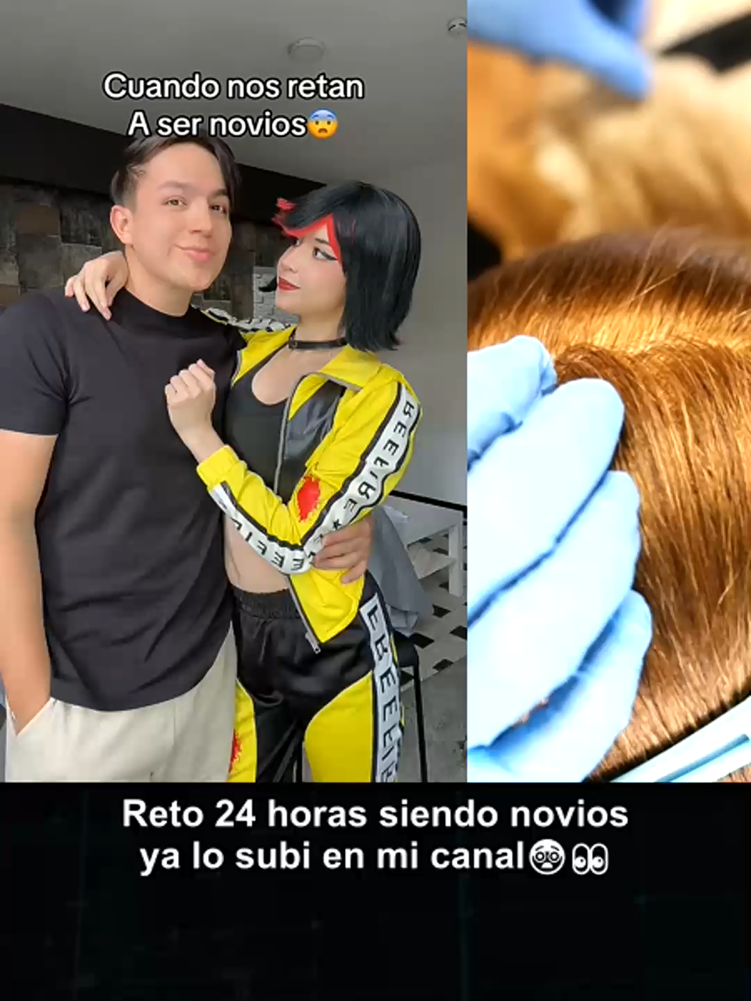 Reto 24 horas siendo novios ya lo subi en mi canal😨👀  #soysuco #freefirelatino #gamerlatinos #fyp #freefire_lover