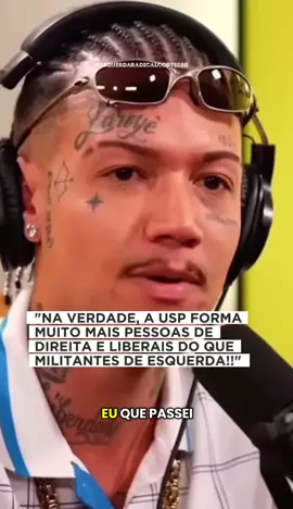 🎓🔥 “A real é que a USP forma muito mais liberal engravatado do que militante de esquerda. Esse papo da extrema direita de que a universidade virou ‘fábrica de comunista’ é só cortina de fumaça.”   🧠 Chavoso da USP escancara o mito: o problema não é a universidade ser ‘esquerdista’, mas sim ela continuar sendo elitista, com pouca diversidade e acesso limitado às periferias.    🚨 Enquanto isso, o discurso da extrema direita tenta deslegitimar o pensamento crítico e atacar o ensino público. #chavosodausp #podpah  #usp #liberal #brasil 