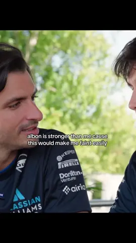 those eyes are ultimate weakness of mine😩😣 #carlossainz #flirting #carbono #alexalbon #williams #formula1 #f1 