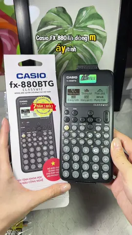 Máy tính Casio Fx-880BTG ♥️ #Casio #maytinh #dodunghoctap #vanphongpham #fyp 🌿