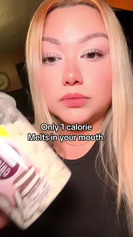 MELTS in YOUR Mouth!! #1calorie #snacks #cookiesandcream @dontworry snacks 