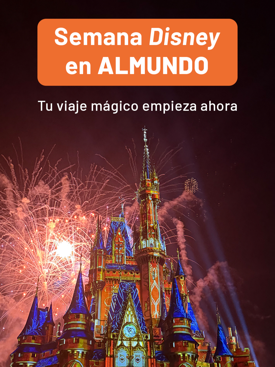 ✨ ¿Soñás con vivir la magia de Walt Disney World Resort? Esta semana, hacelo posible 🧡 🌟 Semana Disney en Almundo 🌟 👉 Descuentos en Tickets para los Parques 👉 Cuotas sin interés en Hoteles Resort Disney Es el momento de empezar a planear ese viaje único que siempre imaginaste. 💫 Tu viaje mágico empieza ahora, en Almundo. #Almundo #SemanaDisney #Travel #viajemagicoadisney