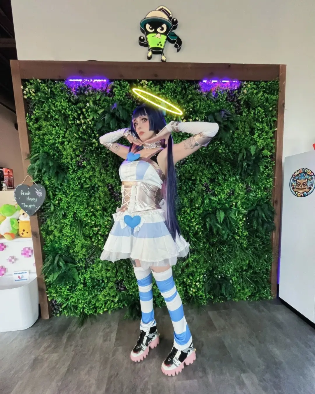 I always feel so cute wearing my Stocking cosplay. She’s slowly becoming one of my favorites to cosplay! . Huge shoutout to everyone that was able to make it to the Anime Streets event this weekend! Yall really made this one incredibly memorable 💖 . It was so great to meet and chat with so many of you in the car scene. It was incredibly encouraging and made us all very high spirited so that you for coming out! . That said so many in the car community mentioned that you’ve been looking for an event that combines anime and car culture. Happy to say we’ve got one coming up on the 20th! Tagging on the post and will have a separate post for the event later today so be sure to check back for the details!! . Hope yall have a great start to your week💖✨🤩 . #paswg #fypシ #stockingcosplay #animecosplay #polyester 