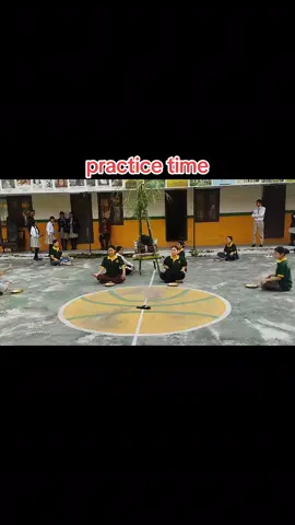 Practicing for the Folk Dance Competition organized by STEP. pressure because of defending champion...@lympia #folklore 