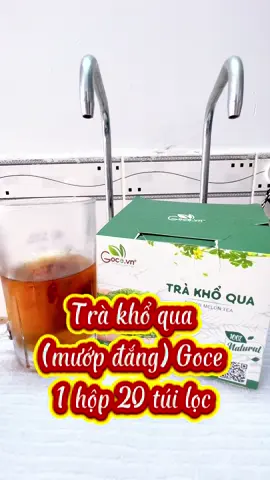 Uống 1–2 ly trà khổ qua túi lọc Goce mỗi ngày. Cơ thể mát mẻ, da dẻ sáng khỏe, ngủ cũng ngon hơn nữa! Tiện lợi với trà túi lọc, pha nhanh – vị đắng nhẹ nhưng dễ uống lắm đó! #trakhoqua #tramuopdang #trakhoquatuilocgoce #tratotchosuckhoe #cangngaycangdep 