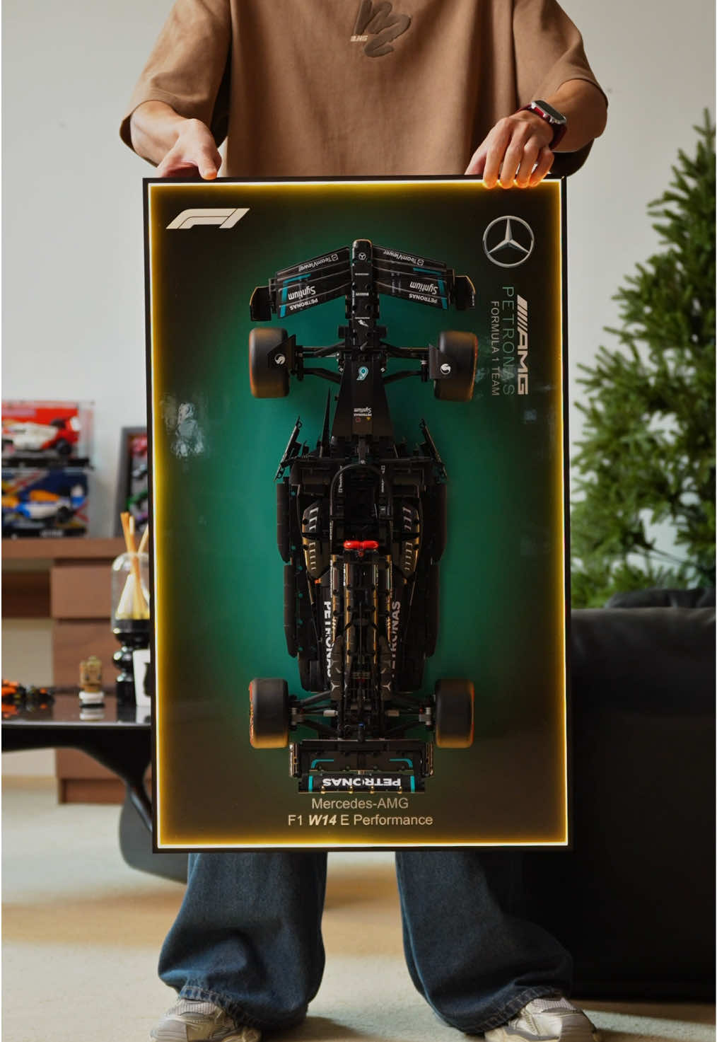 The best way to display your LEGO Mercedes AMG#lego #legocollection #f1 #legof1 #legomercedes 
