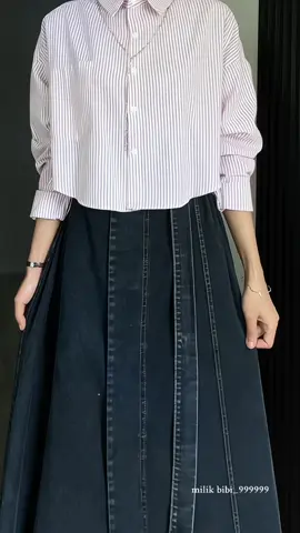 cakep dong outfitnya😍🫶🏻💜#rok #rokjeans #fyp #rokkekinian #rokkoreanstyle #rokdenim #skirt #rokcantik #outfitideas 