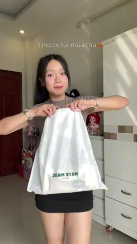 🍂Mùa thu là phải sắm túi tone ấm ấm như này mới xinh, nay 9/9 mấy bà nhớ add thêm voucher để có deal hời nha 🤎 #unbox #tuixachnu #tuixachnu #matemade #sale99  