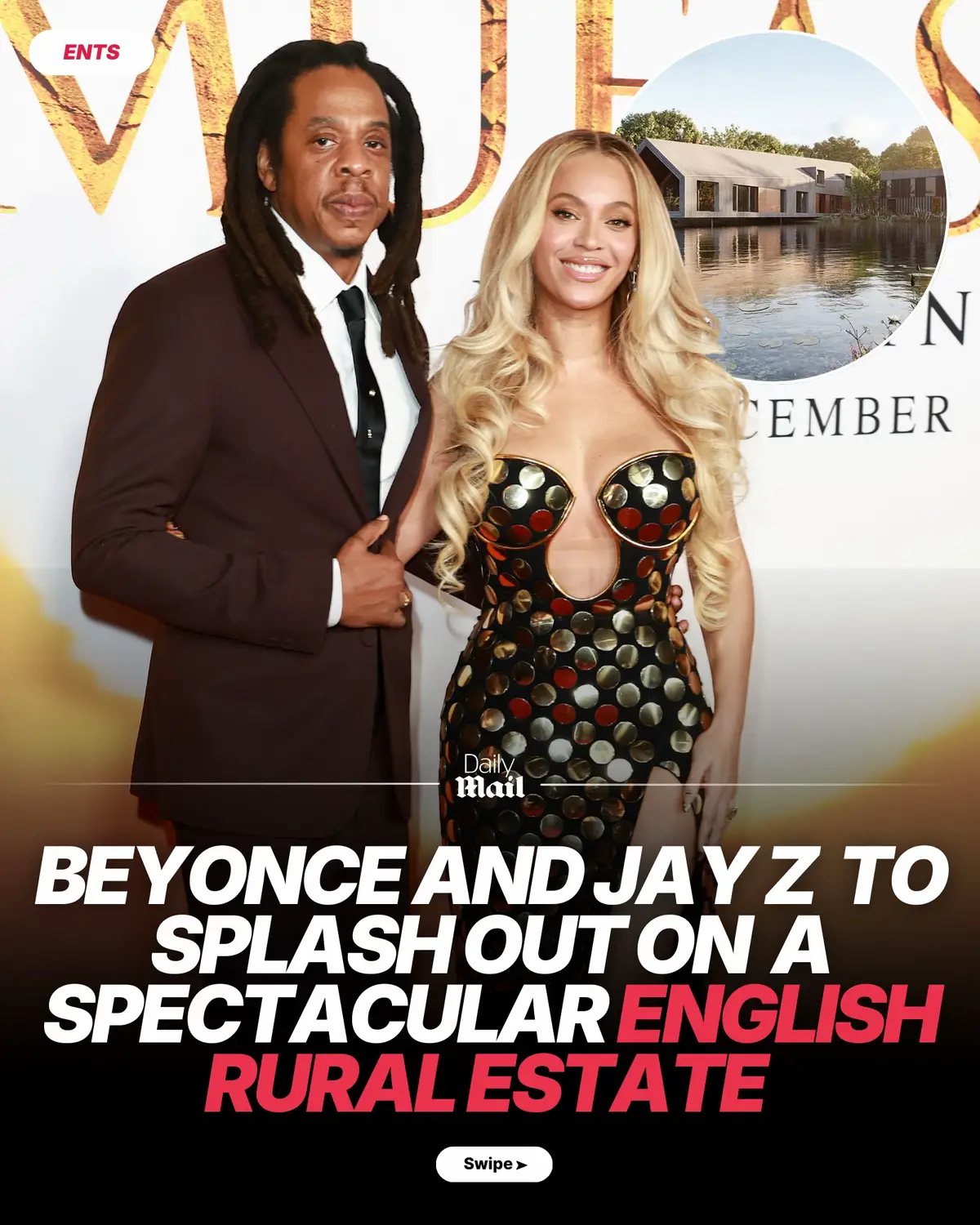Beyoncé and Jay-Z could soon be swapping LA for the English countryside. The couple are said to be close to buying 58 acres in the Cotswolds, with plans for a huge home featuring seven bedrooms, nine bathrooms and even its own lake. The land, on the edge of the small village of Wigginton, was listed for £7.5m - but once their new estate is complete, it could be worth more than £18m. Locals are divided. Some worry big-name buyers will push up house prices and change the feel of the area, while others admit they wouldn't recognise Beyoncé if they saw her. But others can't wait - with one resident joking they'd love to see the superstar at the village fete. If the deal goes through, Beyoncé and Jay-Z would join other famous faces who've made the Cotswolds their second home. #beyonce #UK #move #newhome #jayz #cotswolds #singer 