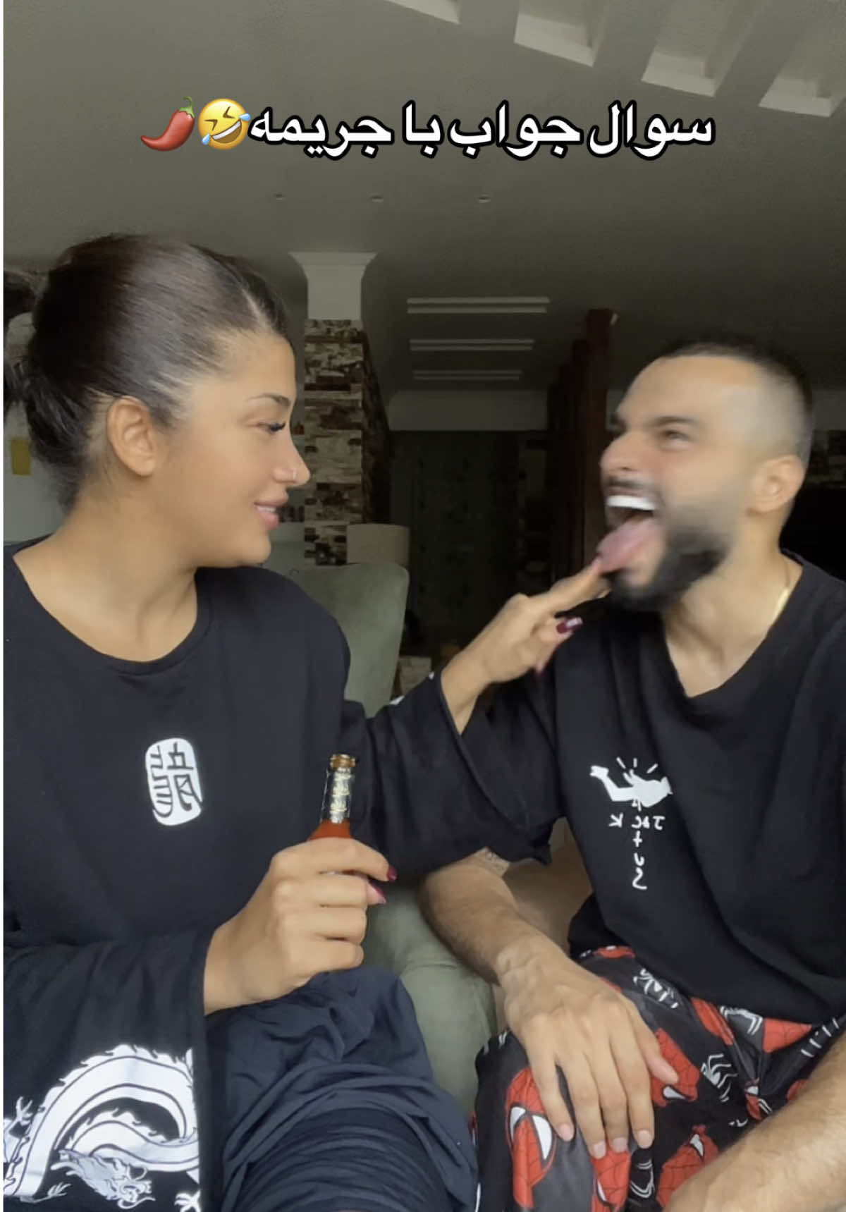 چقدر پست ه این پسر 😆😂 #خنده #چالش#پارتنر#foryou  