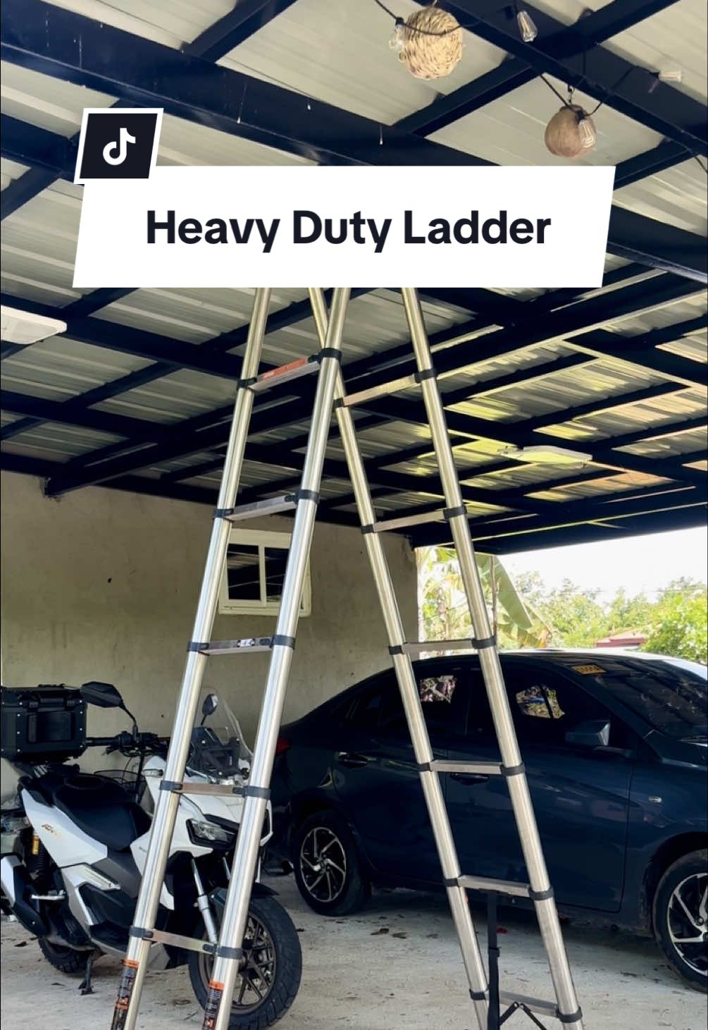 Heavy Duty Aluminum Ladder #heavyduty #ladder #household #householditems #homeessentials 