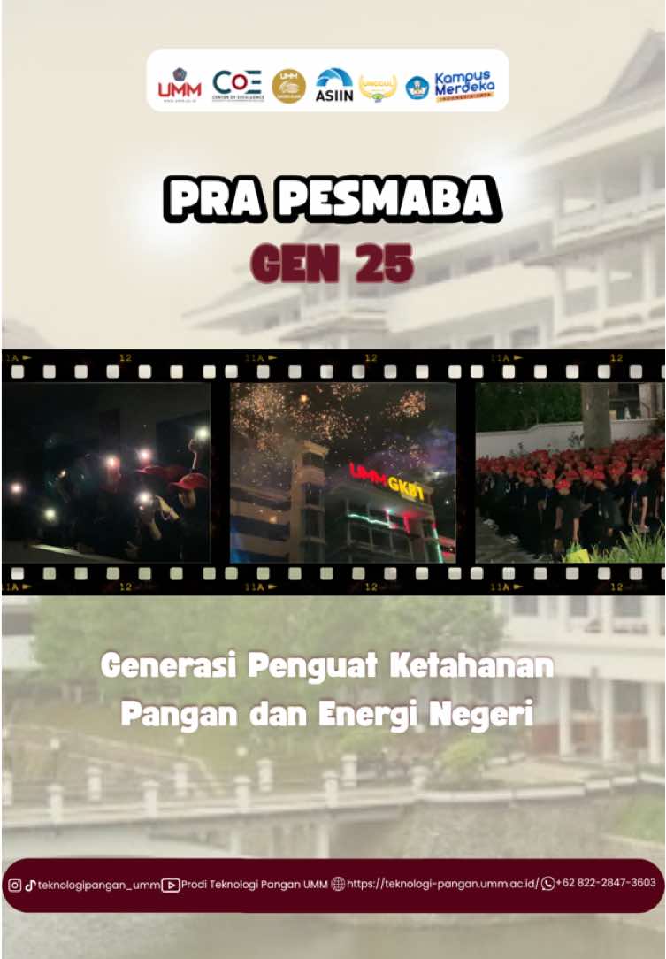 Di tengah krisis dunia, kita hadir. Generasi Penguat Ketahanan Pangan Energi Negeri — generasi yang berpikir, bergerak, dan memberi solusi. Selamat datang, Gen 25. PESMABA bukan akhir, tapi awal dari pengabdianmu. #pesmaba2025 #umm #gen25umm #pesmabaumm2025 #fyp @ummcampus @PMB Univ. Muhammadiyah Malang @pertanianpeternakanumm 