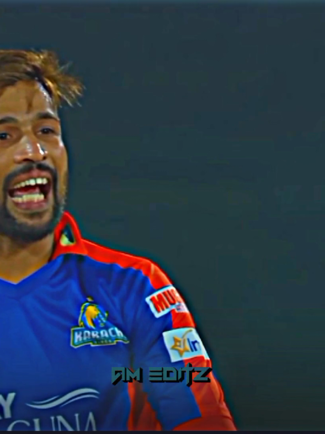 Aggression King King Amir...//👀🥵🔥#amir #cricket #foryou 