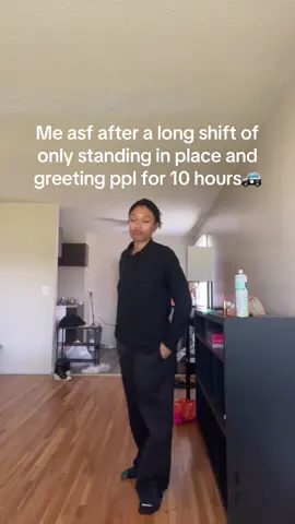 What I’m doing in this video is literally what I do for hours at work😭#security my feet be hurting tho 