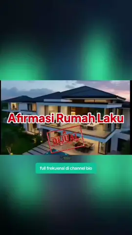 Afirmasi Rumah Laku Dijual | Audio Relaksasi Penarik Rezeki  Selamat datang di sesi afirmasi positif ini. Dengarkan audio ini setiap hari, dan rasakan kekuatan kata-kata positif yang akan membantu rumah Anda laku terjual dengan cepat dan mudah.  Audio ini dirancang khusus untuk membantu Anda:   * Menghilangkan mental block dan keraguan dalam menjual rumah.  * Menarik pembeli yang tepat dan serius.  * Menjual rumah dengan harga yang Anda inginkan.  * Merasa tenang dan percaya diri selama proses penjualan.  Afirmasi bekerja dengan menanamkan keyakinan baru ke alam bawah sadar Anda, mengubah energi negatif menjadi energi positif yang menarik kesuksesan.  Dengarkan saat santai, sebelum tidur, atau kapan pun Anda ingin memperkuat niat.  #afirmasipositif #jualrumahcepat #rumahlaku #properti #afirmasikeberlimpahan 